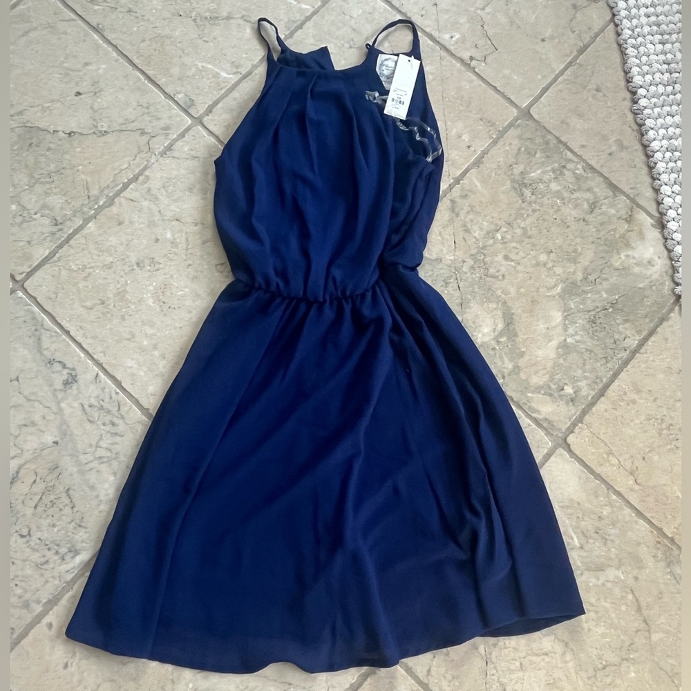 Brand new navy Francesca dress size XXS fits likes girl 13-14